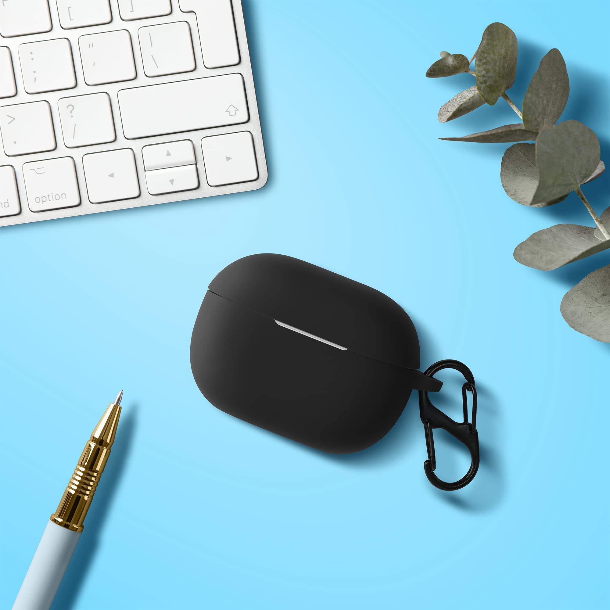 Xiaomi Buds 4 Pro 用 ケース カバー　ブラック　カラビナ付き 楽天市場】Xiaomi Buds 4 Pro ケース シリコン製 xiaomi buds 4